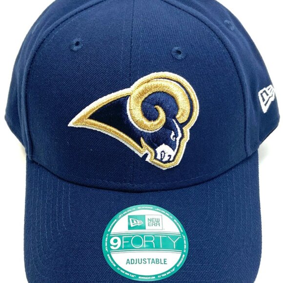 Los Angeles Rams NFL 2018 Blue 9Forty Adjustable Embroidered NOS Logo Cap - Picture 3 of 8